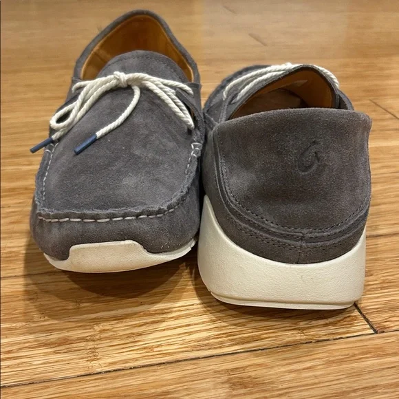 OluKai | Shoes | Olukai Gray Suede Mens Loafers 3 Eu 46  display picture 1